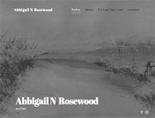 Tablet Screenshot of abbigailrosewood.com